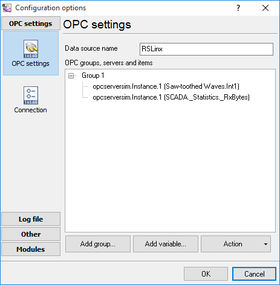 OPC Settings (Groups)