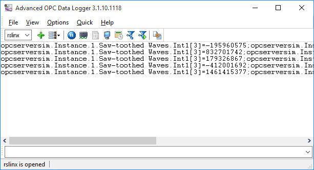 Advanced OPC Data Logger