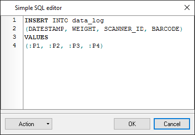 Export to MySQL. SQL Database Prof. SQL editor