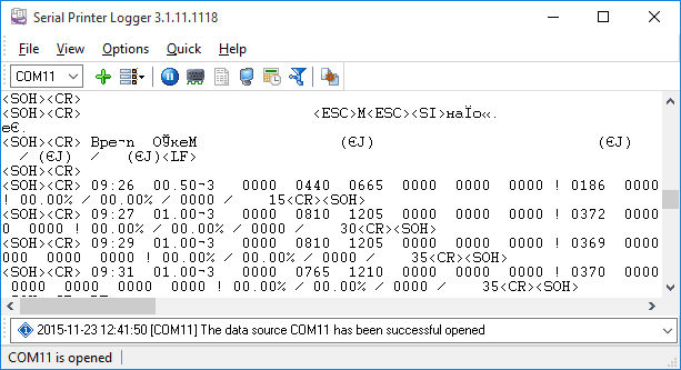 Click to view Serial Printer Logger 2.9.4.1019 screenshot