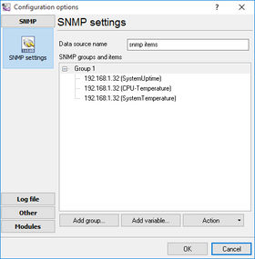 SNMP Settings (Groups)