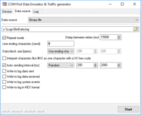 Data source. Binary file