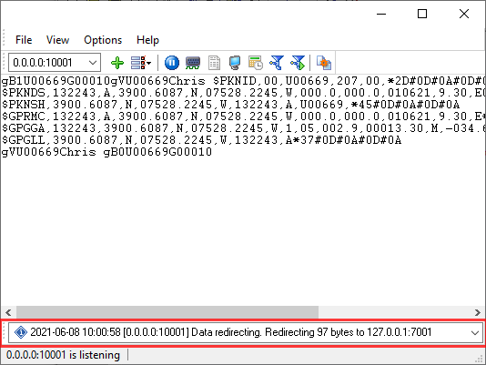 GPS tracker Redirecting data from a GPS tracker to another server changing the format into ASCII