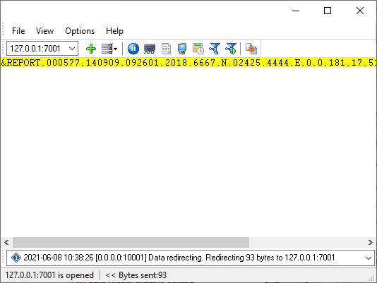 GPS tracking - data being redirected