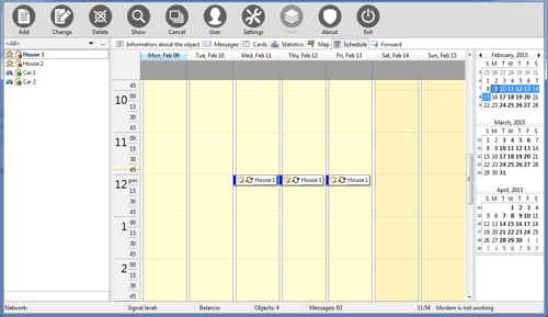 Scheduled commands and notifications