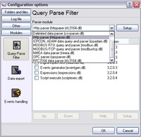 Log monitor parsers