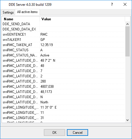 Parser variables