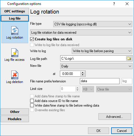 csv-logging