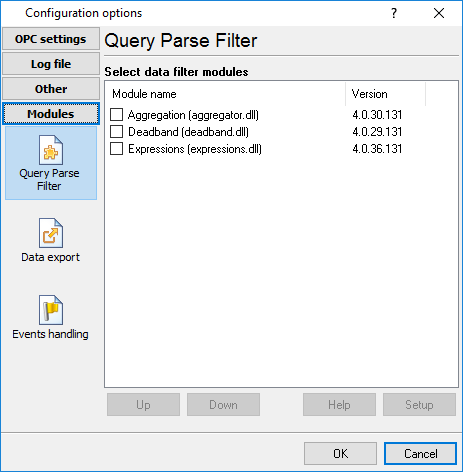 Activating filter plugins Activating filter plugins