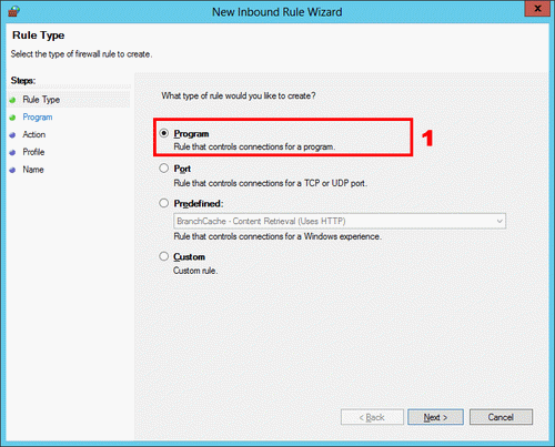 Adding an individual rule