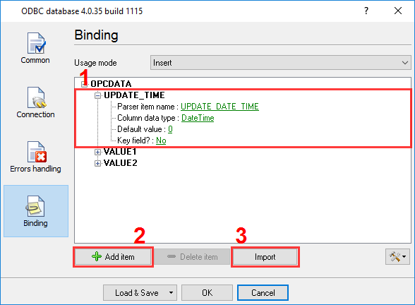 SQL database mapping