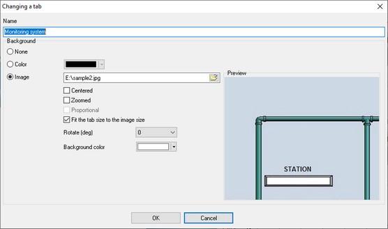 Fig. 3. Tab Parameters dialog box Fig. 3. Tab Parameters dialog box