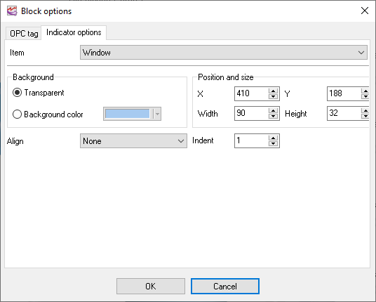 Fig. 10. Visualization block window parameters. Fig. 10. Visualization block window parameters.