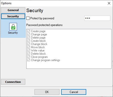 Fig. 22. Security settings Fig. 22. Security settings
