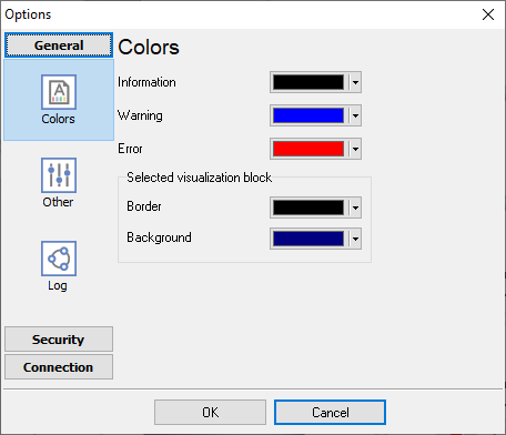 Fig. 19. Color settings Fig. 19. Color settings