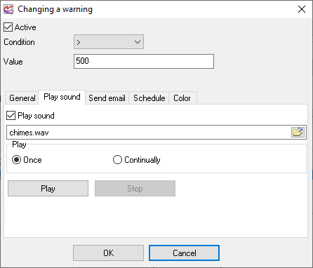 Fig. 13. Sound settings. Fig. 13. Sound settings.