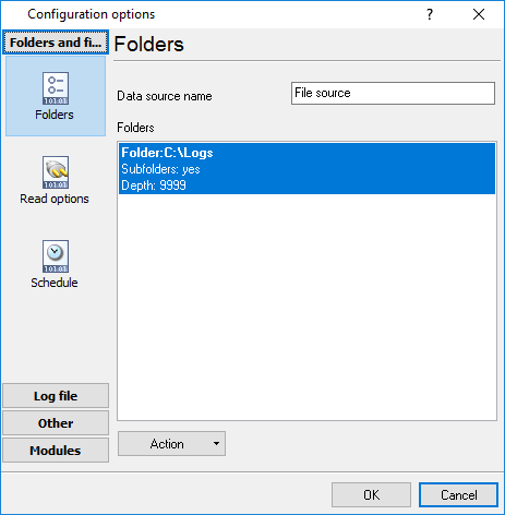 Folder list Folder list