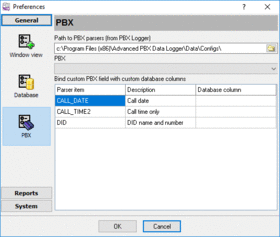 Selecting PBX type