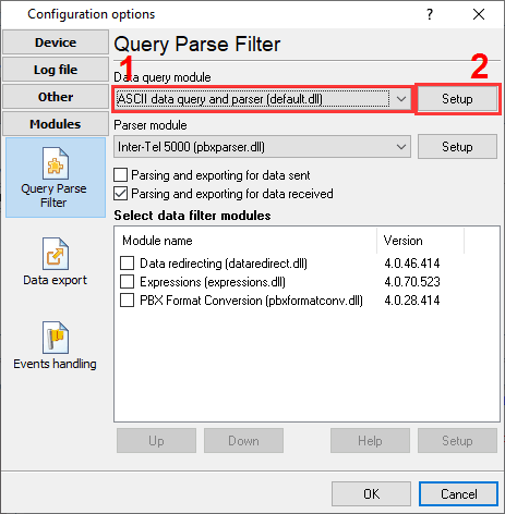 Data Parser for Mitel 5000