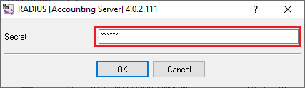RADIUS Server Shared Secret