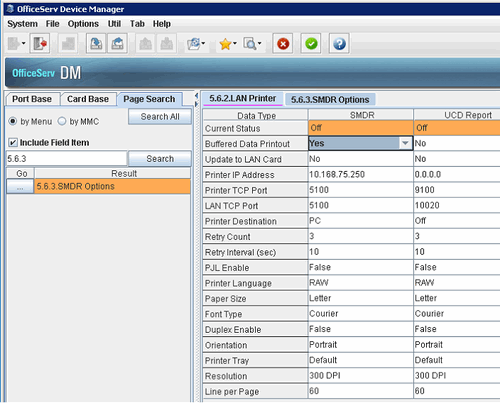 LAN settings