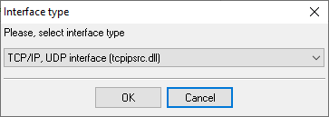 TCP/IP Data Interface