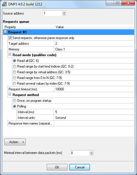 DNP3 plugin window