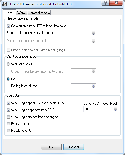 Configuring the parser