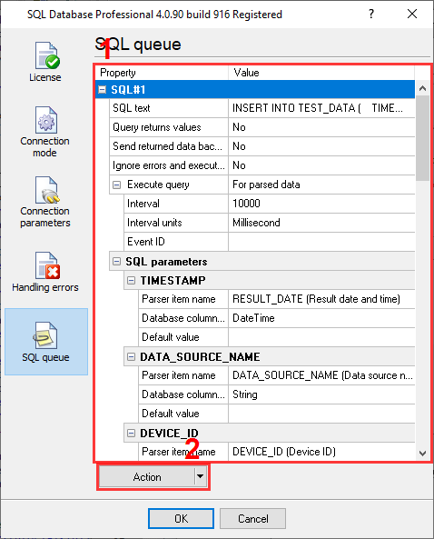 SQL queue