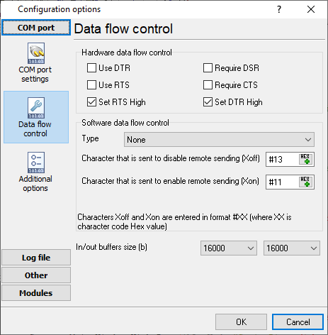 Communication settings for an intelligent length meter