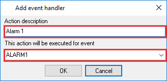 Adding event handler