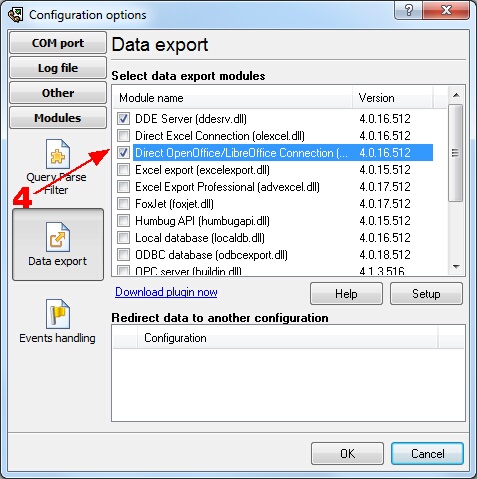 OpenOffice export plug-in