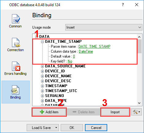 Binding: variables and columns