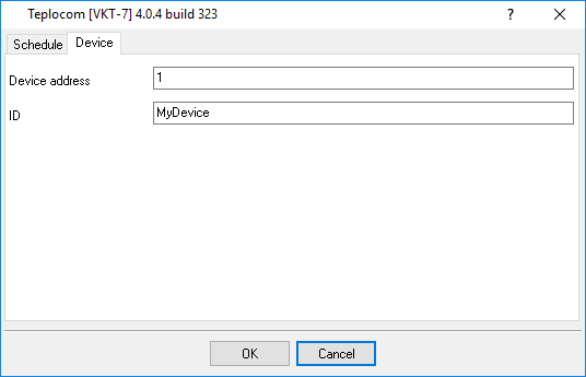 Data reading settings