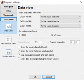 Data view mode