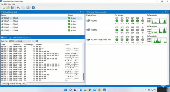 VSDP - virtual port creator and a monitoring utility