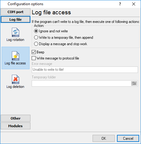 File access mode