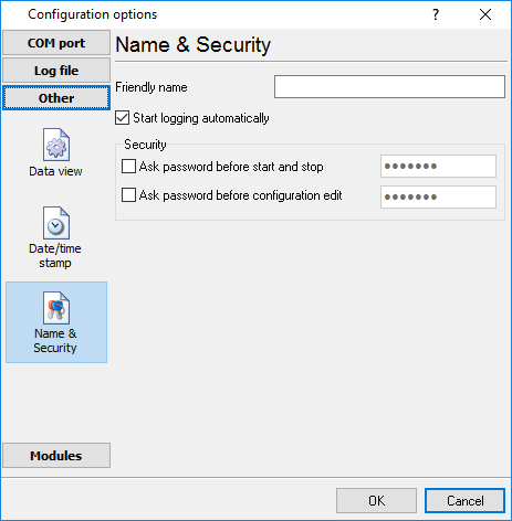 Name and security