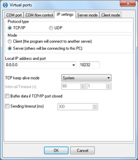 IP settings