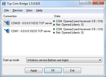 TCP COM Software
