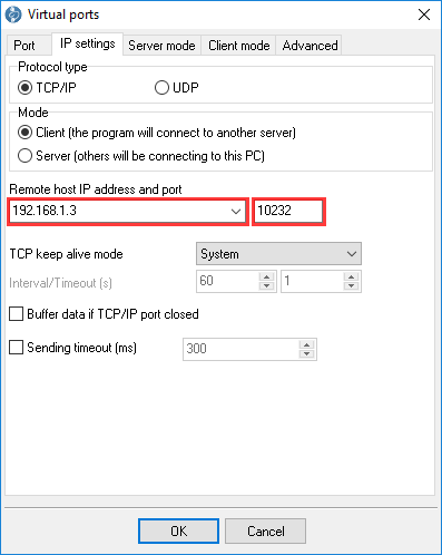 Network connection on the second computer