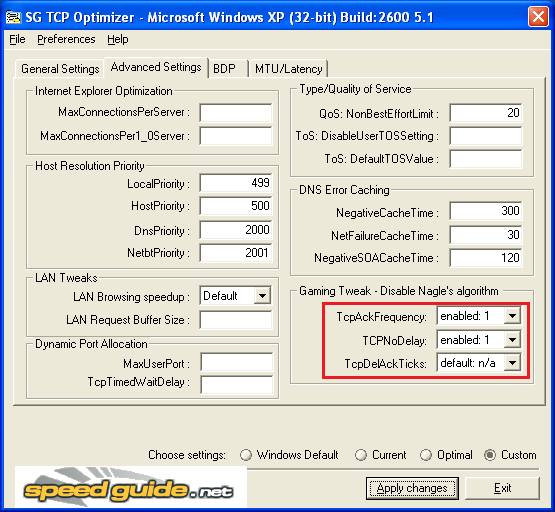 tcp optimizer 1